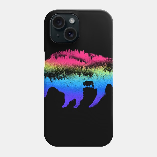 Bison nature Phone Case by barmalisiRTB