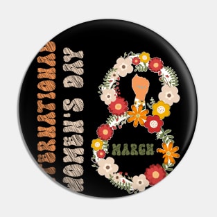 International Women's Day - 8 March Pin