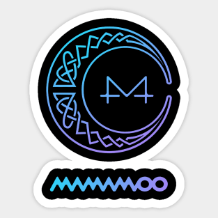 Mamamoo MOOMOO Tie Dye Rainbow Fandom Name  Sticker for Sale by SugarSaint