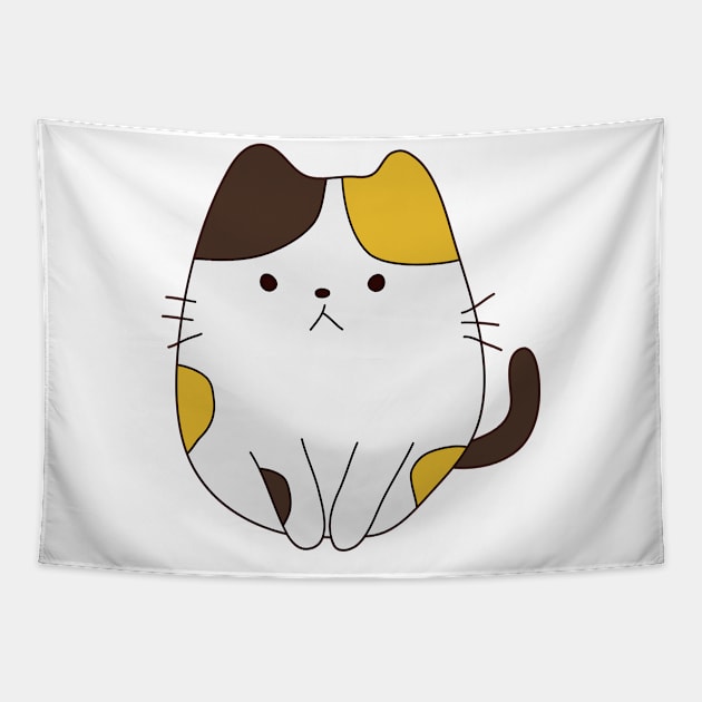 Angry Cat Tapestry by Visualism