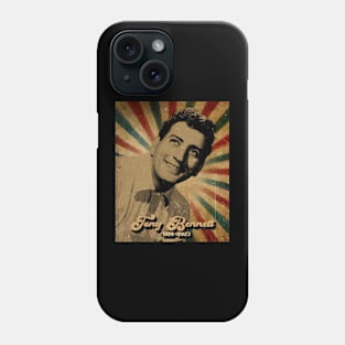 Keep Smile Tony Bennett - Photo Vintage Retro Look Fan Design Phone Case