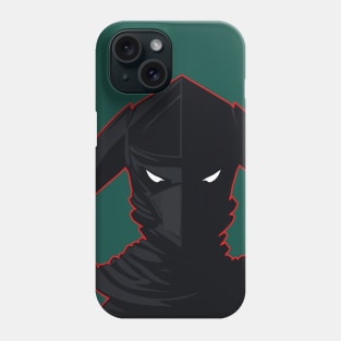 see the silence (Red Out line) Phone Case