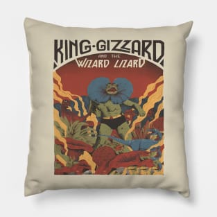 Lizard War Pillow