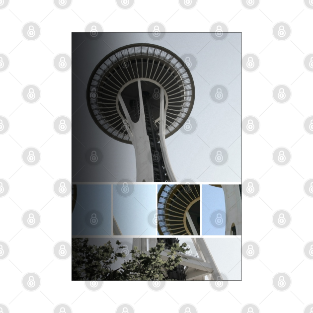 Seattle Space Needle Mosaic