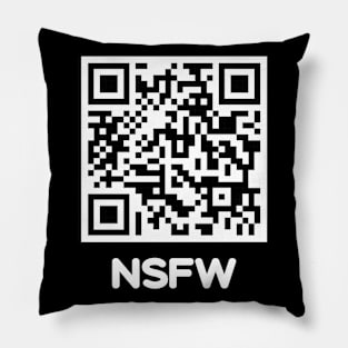 Rick Rolled QR Code Pillow