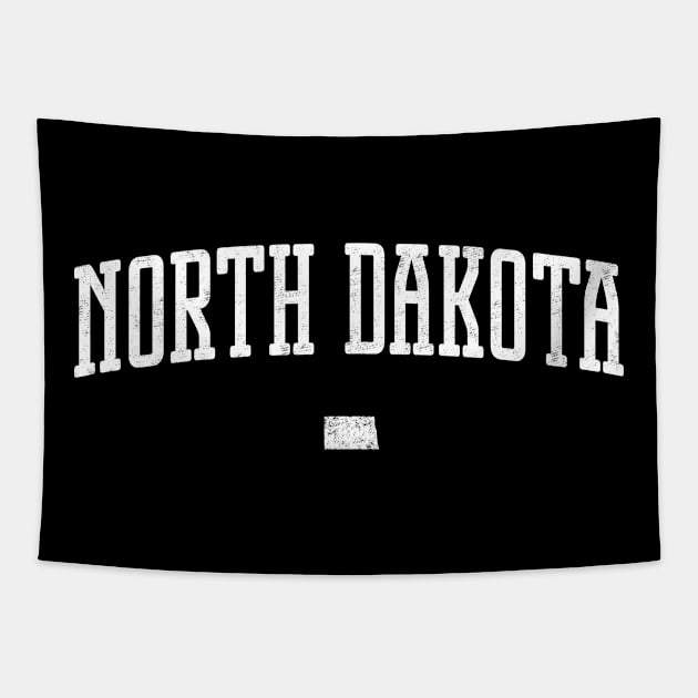 North Dakota Vintage Style Tapestry by Vicinity