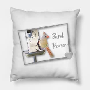 Bird Person No.1 Pillow