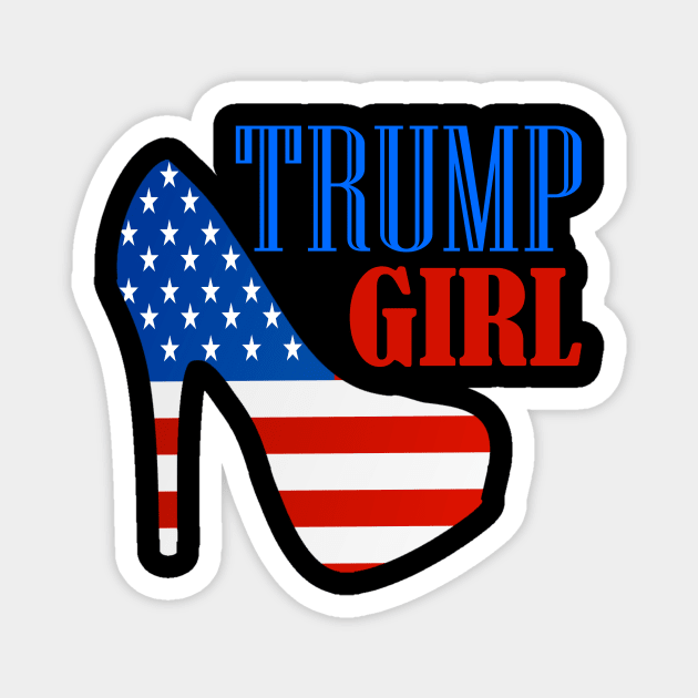 Trump girl 2020 voting... Magnet by DODG99