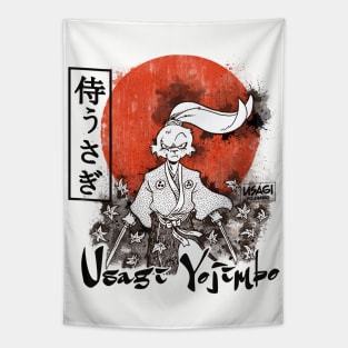 Usagi Yojimbo Kanji Red Sun Tapestry