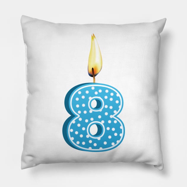 Number 8! Pillow by SWON Design