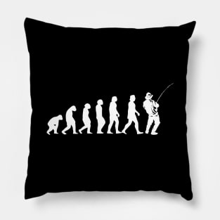 Fishing evolution Pillow