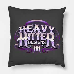 Purple logo Pillow
