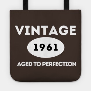 Vintage 1961, Aged to Perfection Tote