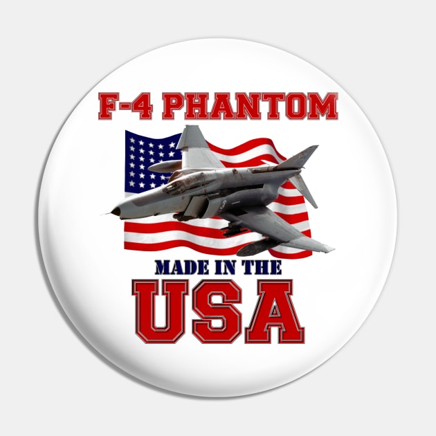 F-4 Phantom USAF Made in the USA Pin by MilMerchant