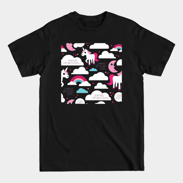 Disover Unicorn Rainbow And Clouds - Clouds - T-Shirt