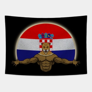 Cheetah Croatia Tapestry