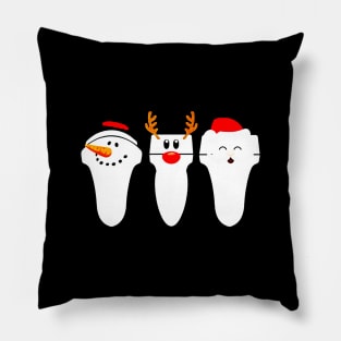 Santa Snowman Pillow