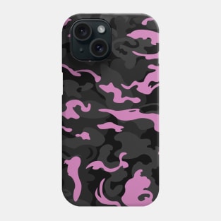 Pink Black Camo Style Camouflage Pattern Phone Case