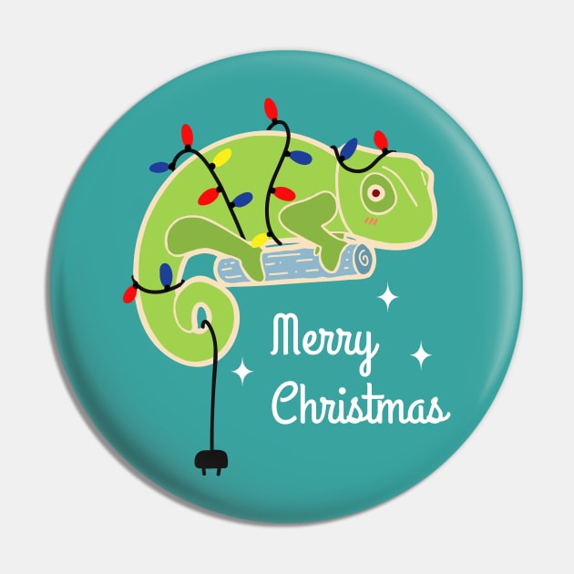 Chameleon Christmas Tree With Merry Christmas Message Pin by vpessagno