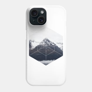 Snow Mountain Geometric Photography Phone Case