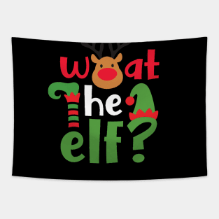 What The Elf Group Matching Family Christmas Gift Outfit Tapestry