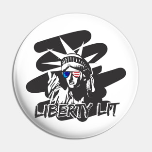 Party Like It's 1776 "Let's Get Lit" Pin