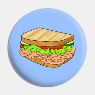 Ham sandwich Pin