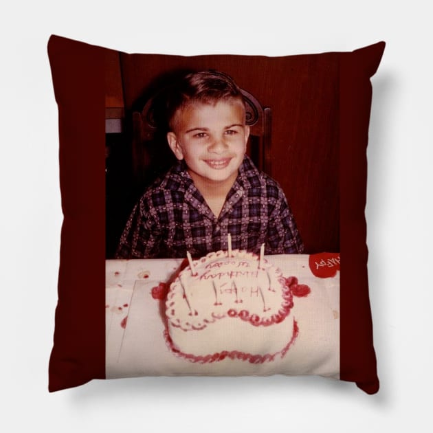 Happy Birthday Color Vintage Pillow by SteveW50