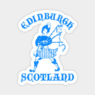 Edinburgh Scotland Retro Tourist Souvenir Magnet