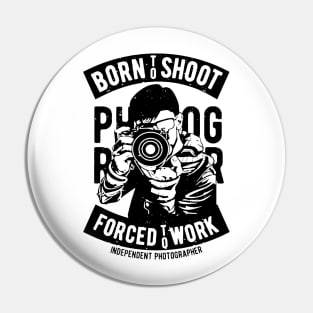 Born To Shoot Pin