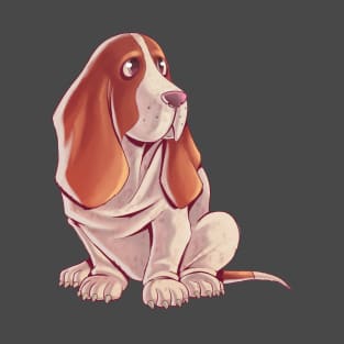 I Love My Basset Hund T-Shirt