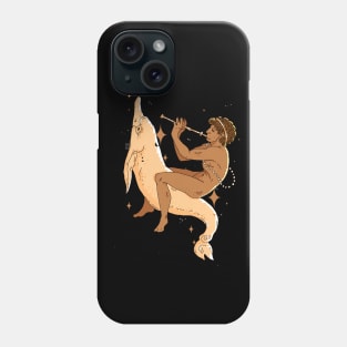 Etruscan Youth Upon Dolphin Phone Case
