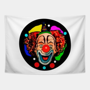 colorful clown Tapestry