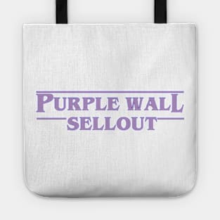 Purple Wall Sellout Podcast Logo Tee Tote