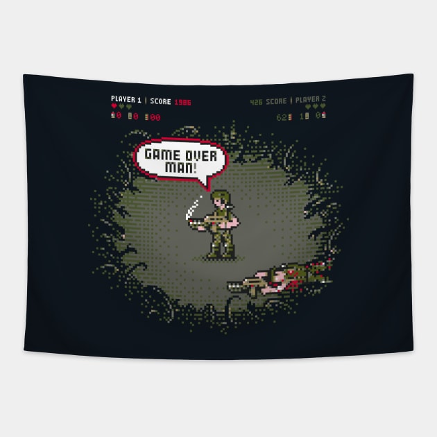 Game Over Tapestry by HtCRU