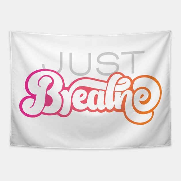 Just Breathe Tapestry by polliadesign