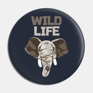 Wild Life Cute Elephant Pin