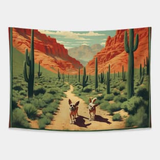 Casas Grandes Chihuahua Mexico Tourism Travel Vintage Tapestry