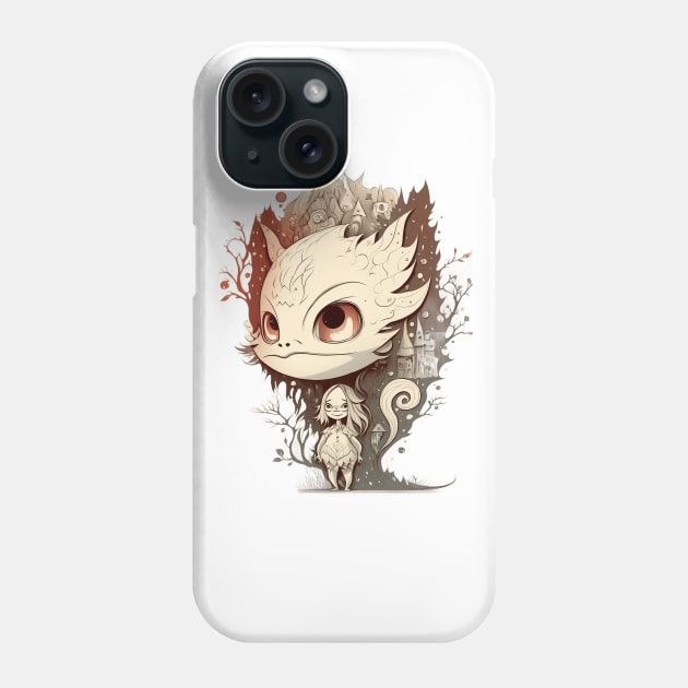 Mystical fantasy character. Phone Case by AndreKENO