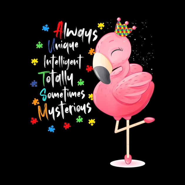 inspirational quote Autism Awareness Flamingo Mom child by mccloysitarh