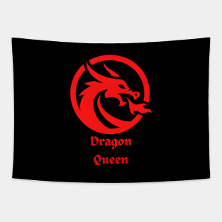 A Dragon queen woman Tapestry