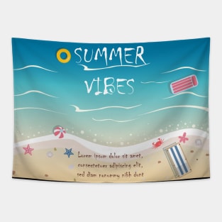 Beach Paradise Tapestry