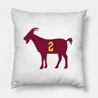 CLE GOAT - 2 - White Pillow