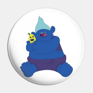 Biggie from Trolls and Dreamworks Pin