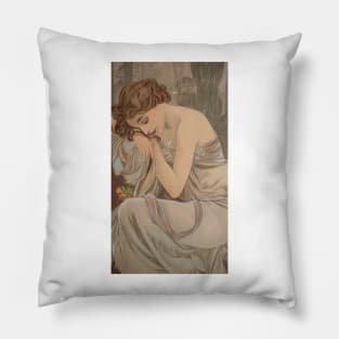 Prague Praha Mucha Pillow