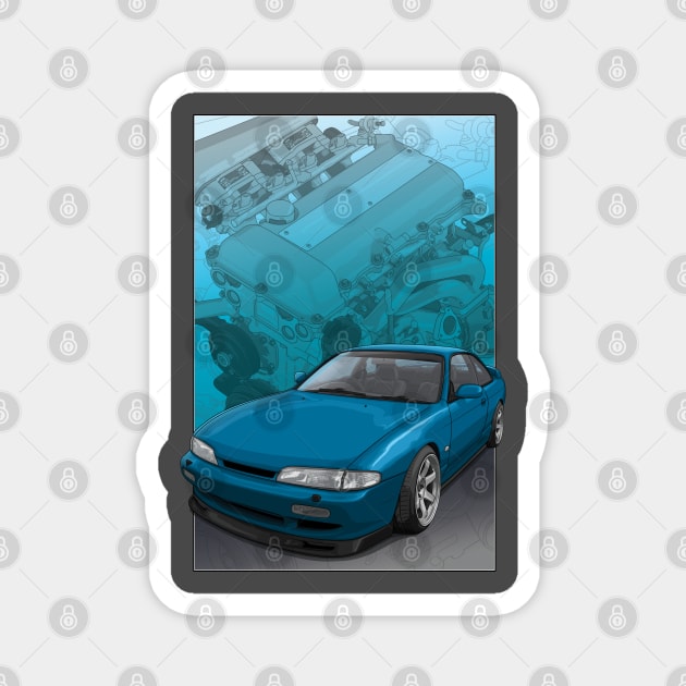 S14 zenki with SR20 background. Magnet by ArtyMotive