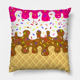 NEOPOLITAN Ice Cream Lover Pillow