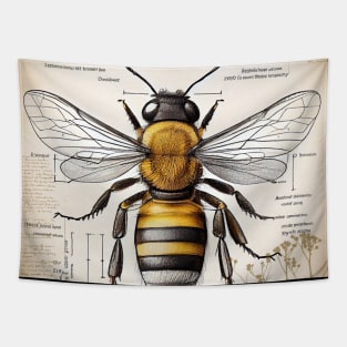 Bee Anatomy Tapestry