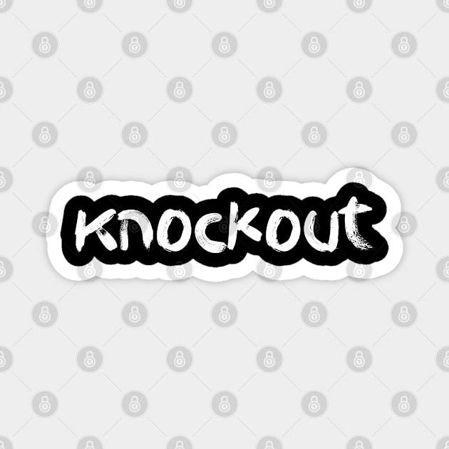 Knockout Magnet by BjornCatssen