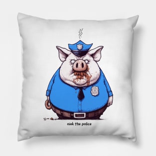 Oink the Police Pillow